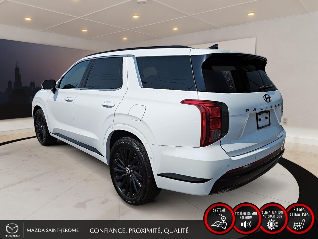Hyundai Palisade ULTIMATE CALLIGRAPHY NUIT | 7 PLACES | TOIT PANO | AWD | 2025 Blanc Saint-Jérôme - photo #8