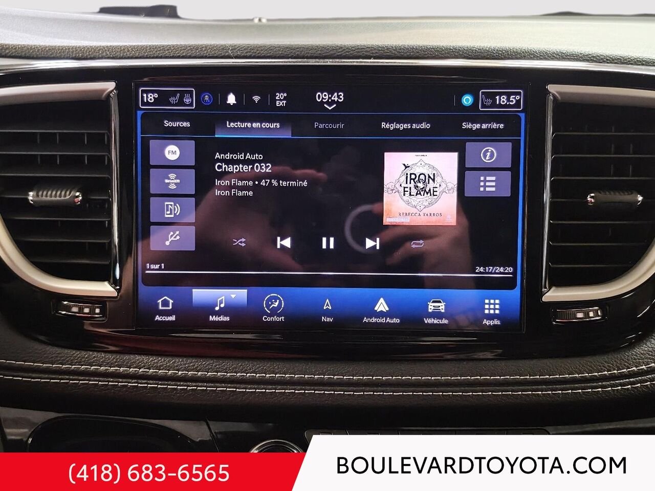 2022 Chrysler Pacifica 100232A-96 | TOURING L Black Québec - photo #13