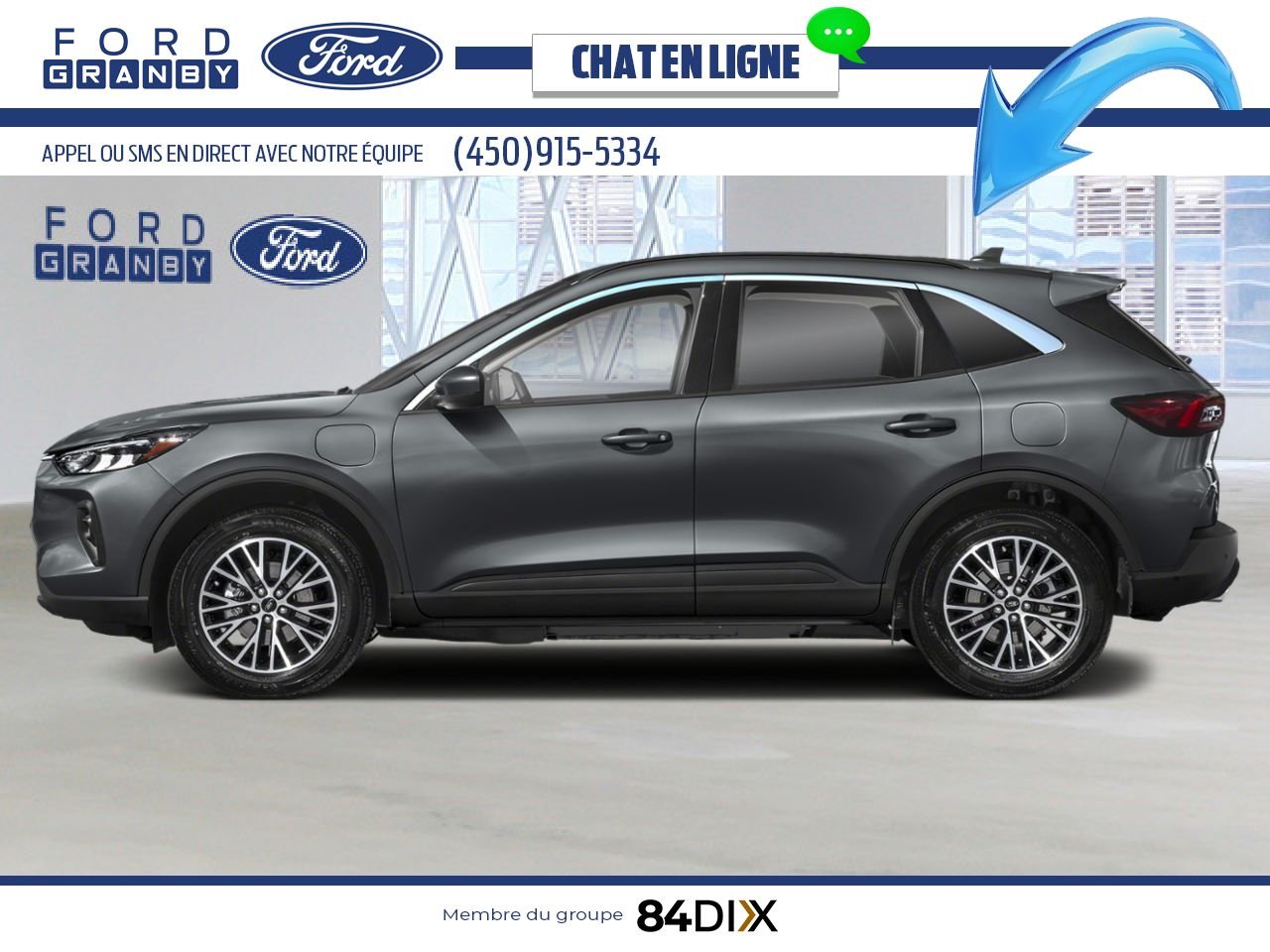 Ford Escape 2025 Gris carbonisé métallisé Granby - photo #1