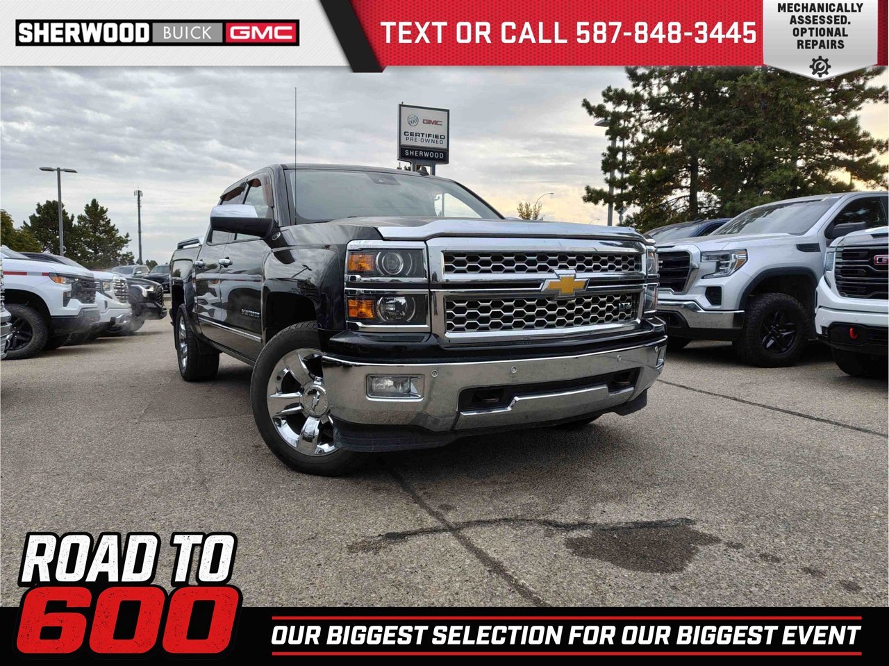 2014 Chevrolet Silverado 1500 4WD Crew Cab Short Box LTZ w/1LZ Black Sherwood Park - photo #0