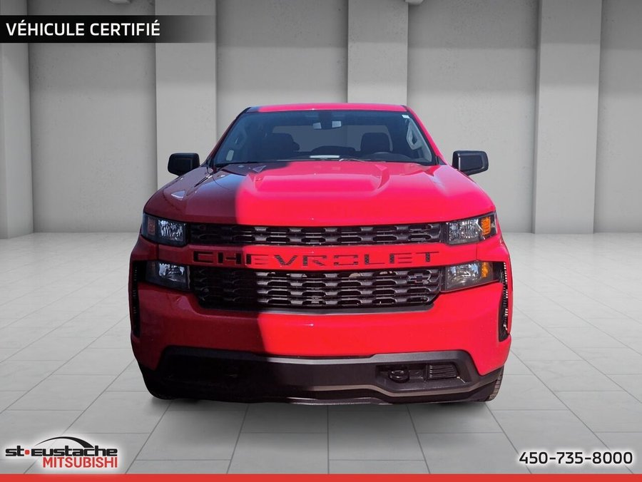 Chevrolet Silverado 1500 Custom cabine multiplace 4RM 157 po-6 passagers-ecran tactile-camera de recul-carplay/android auto 2020 Rouge