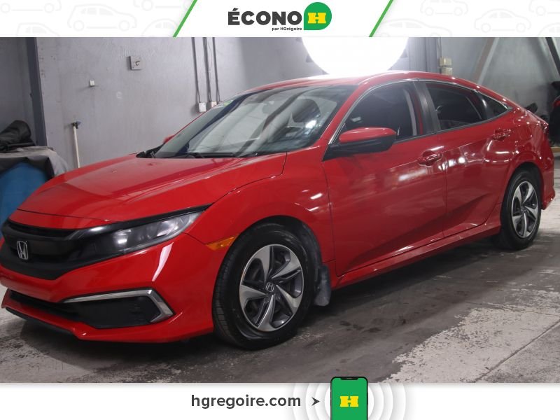 Honda Civic 822702 | LX AUTO GR ÉLEC A/C BLUETOOTH CAMÉRA 2020 Rouge Laval - photo #2