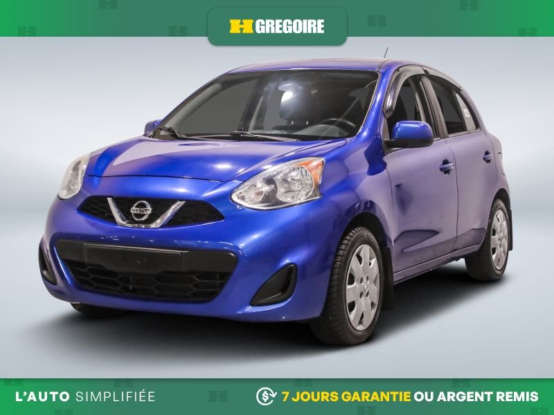 2019 Nissan MICRA SV AUTO A/C GR ELECT CAM RECUL BLEUTOOTH Blue