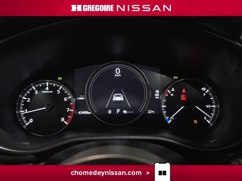 Mazda 3 CH7343 | GT * AWD * Mag * Toit * Cuir * Carplay 2023 Gris Laval - photo #21