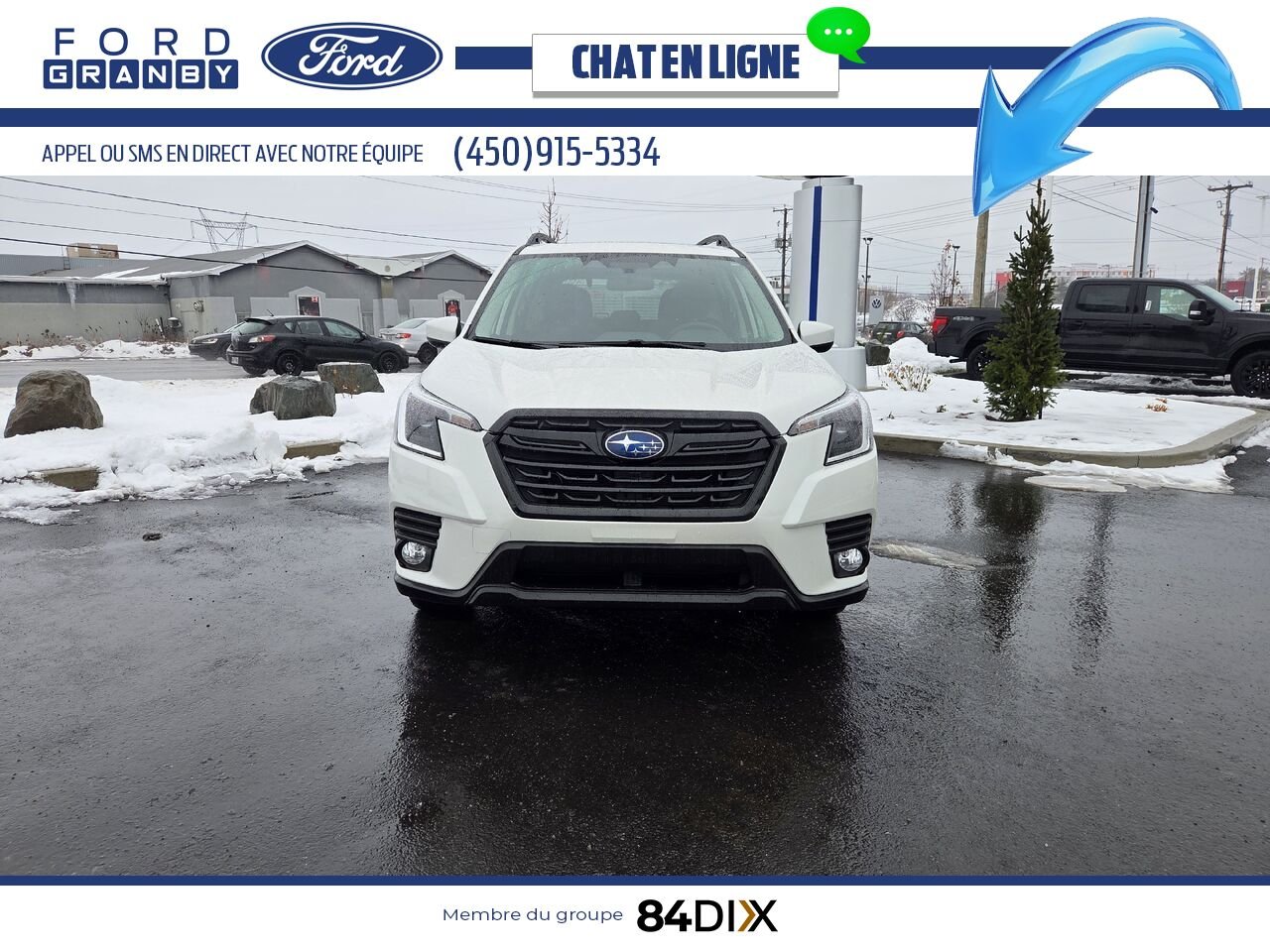 Subaru Forester 2023 Blanc Granby - photo #1
