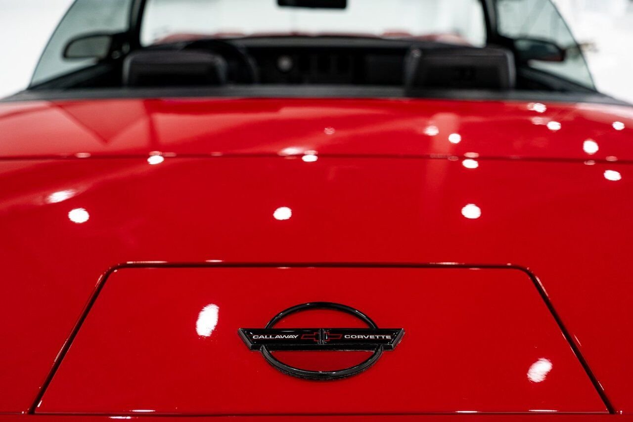 Chevrolet Corvette *PRIX EN USD* Callaway Turbo #123/400 built 1988 Rouge Montréal - photo #40
