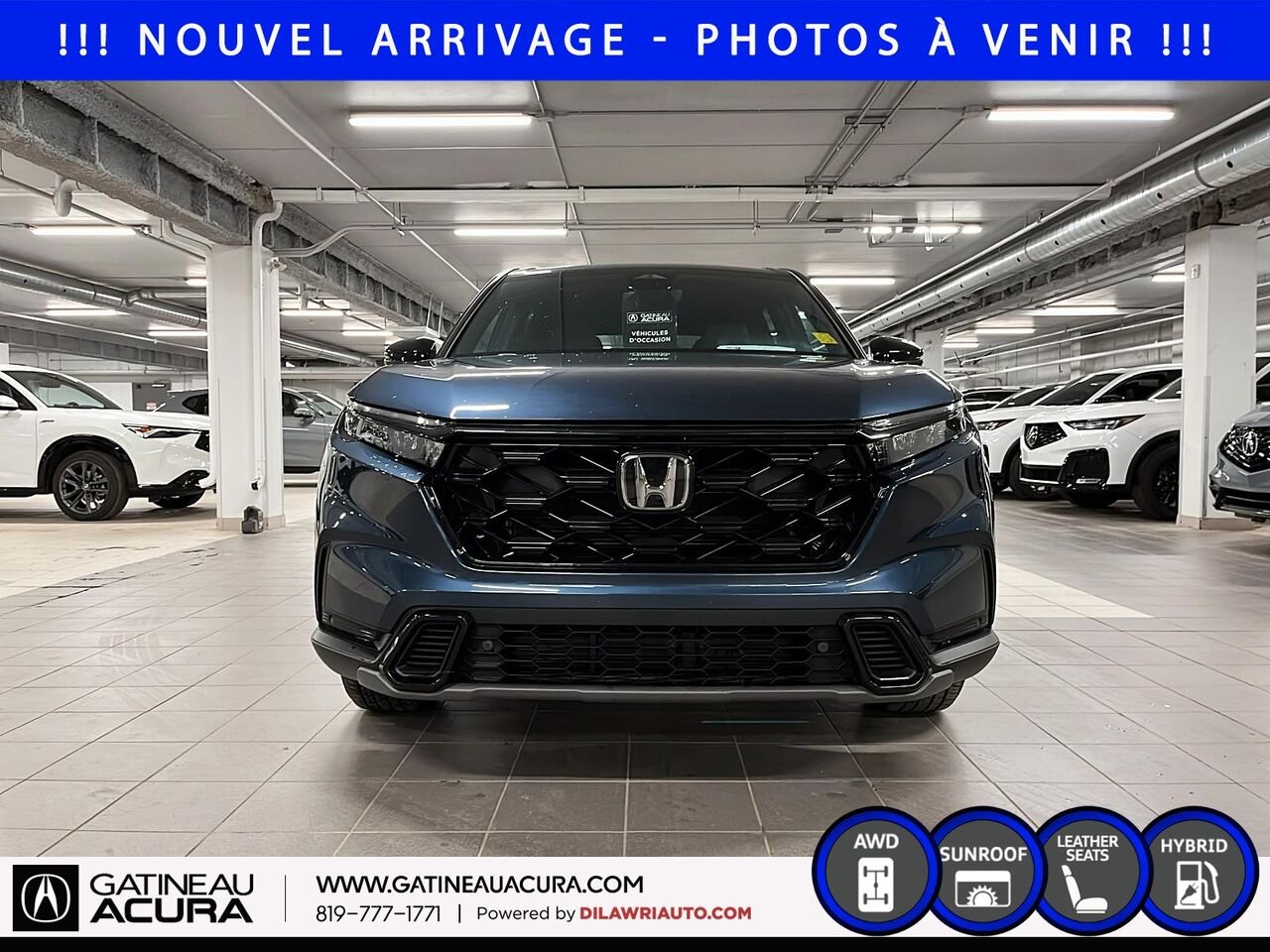 Honda CR-V hybride EX-L Traction Intégrale 2024 Bleu Ottawa & Gatineau - photo #1