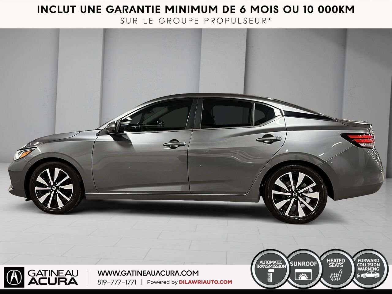 Nissan Sentra SV 2023 Gris Gatineau - photo #18
