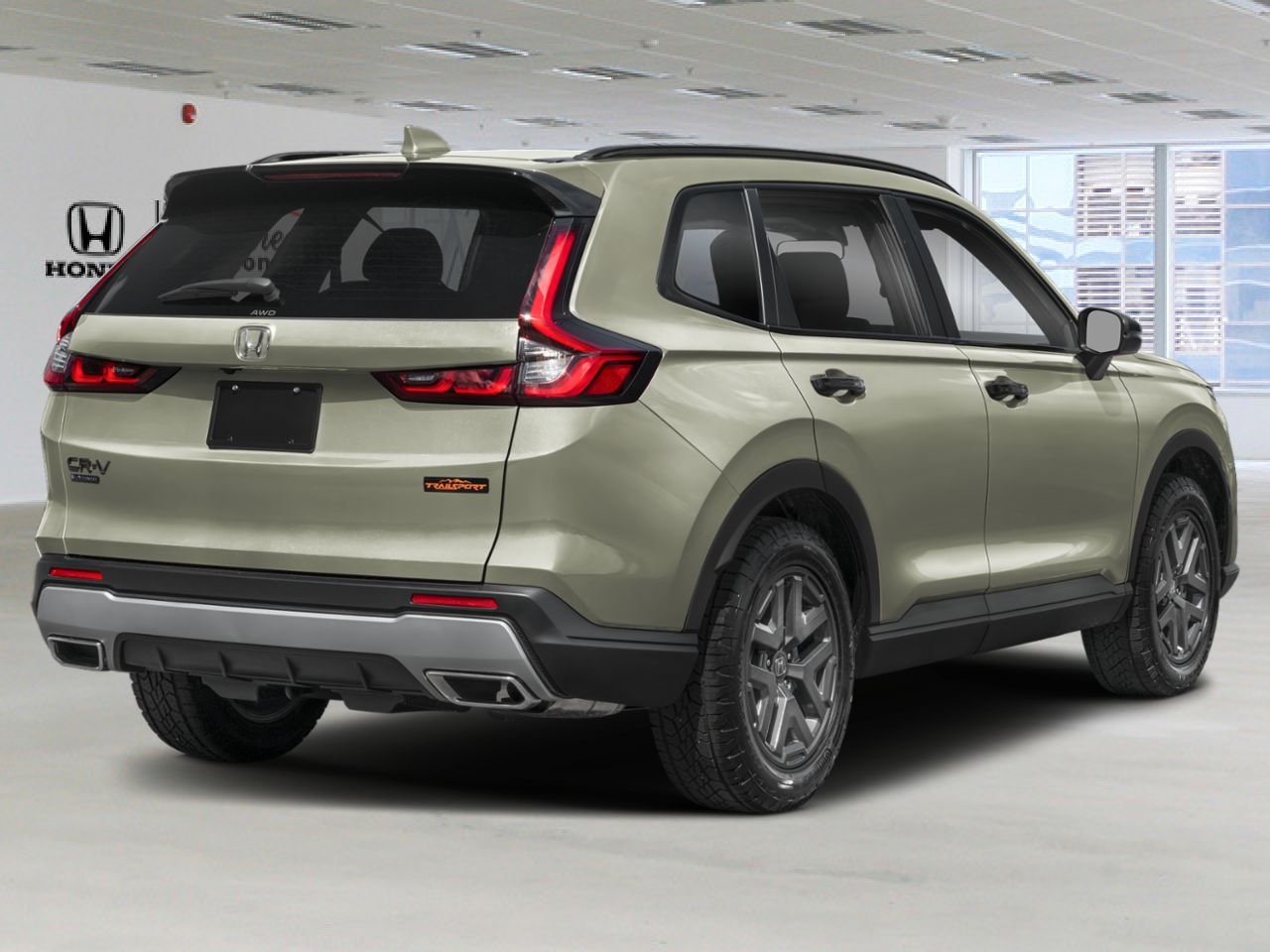 2027 Honda CR-V Hybrid TrailSport AWD Green Gatineau - photo #1