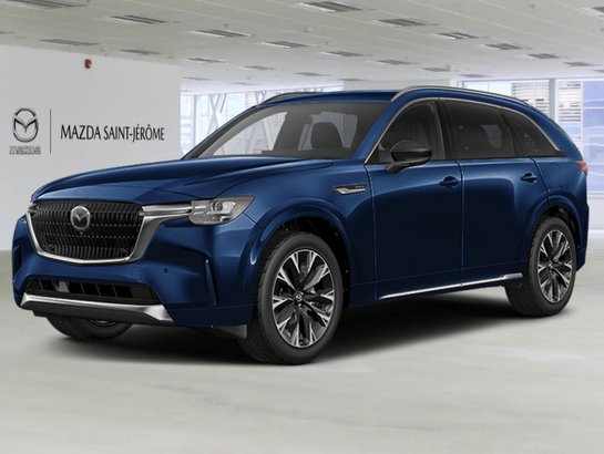 MAZDA CX-90 hybride rechargeable SIGNATURE TI | HYBRIDE RECHARGEABLE | CUIR NAPPA | 3 RANGÉES | CAMÉRA 360° | BOSE 12 2026 Bleu cristal foncé mica
