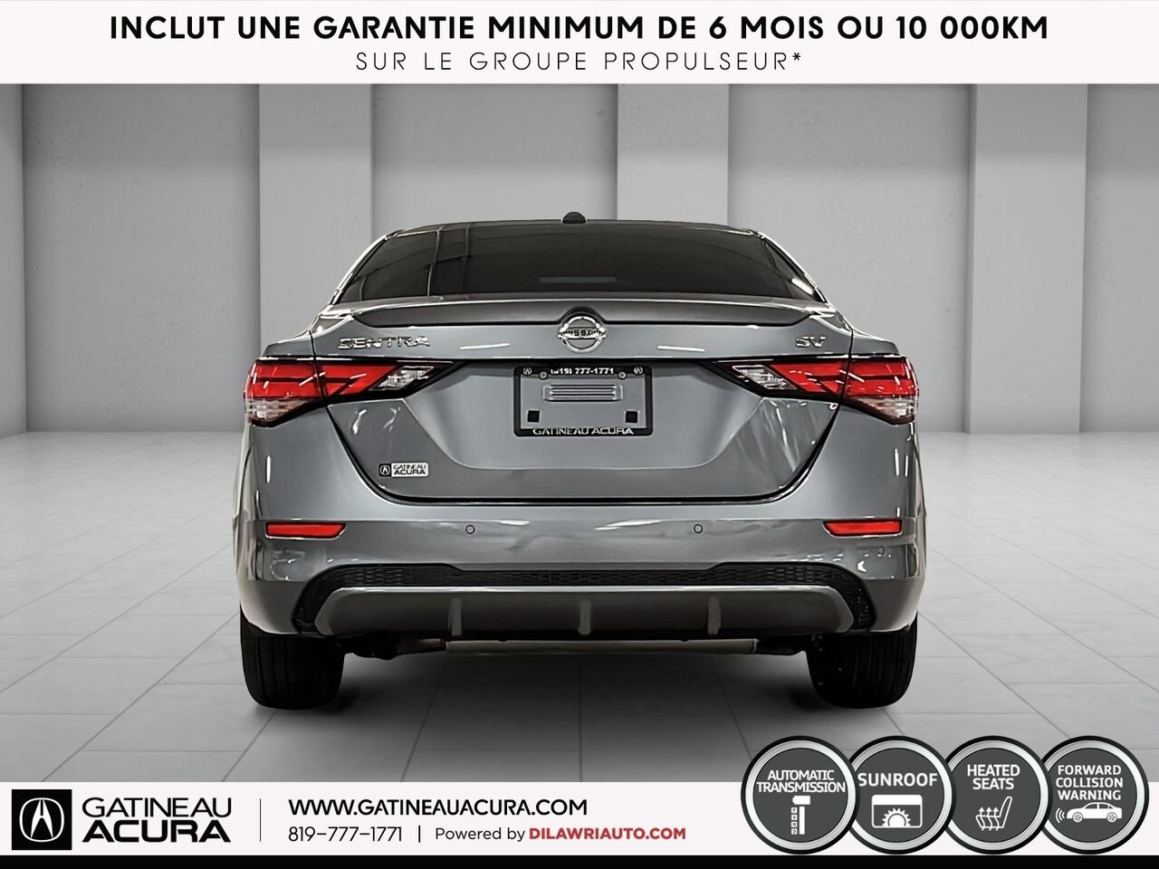 Nissan Sentra SV 2023 Gris Gatineau - photo #15
