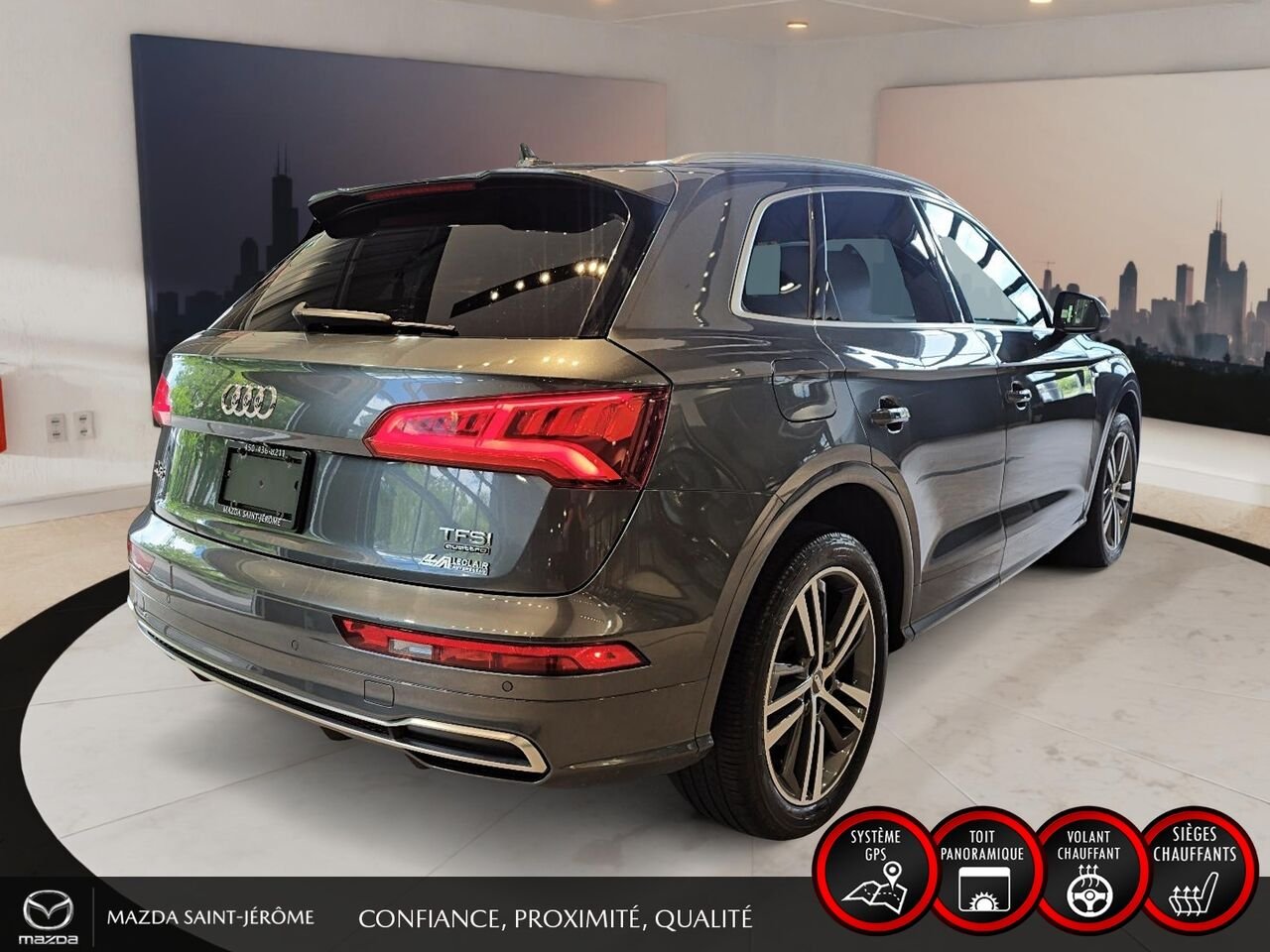 2018 Audi Q5 Grey Sainte-Agathe-des-Monts - photo #5