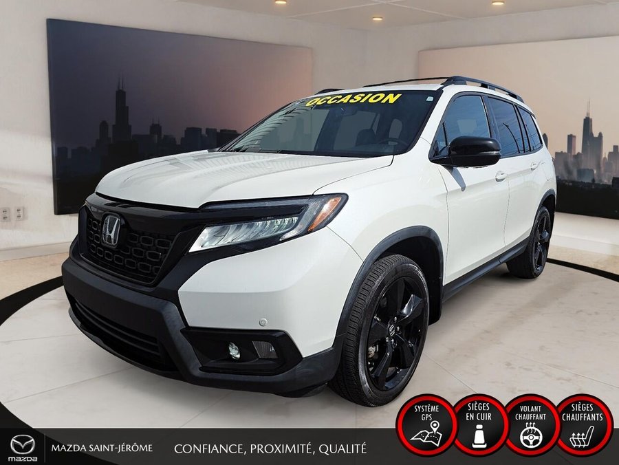 2019 Honda Passport Touring | TOIT OUVRANT | CUIR | AWD | White