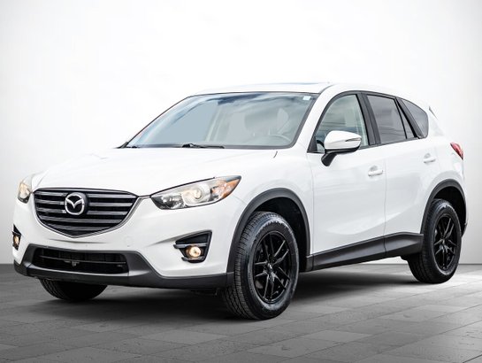 2016 Mazda CX-5 GS AWD CUIR TOIT GPS CAMERA VOLANT & S CHAUFFANT White