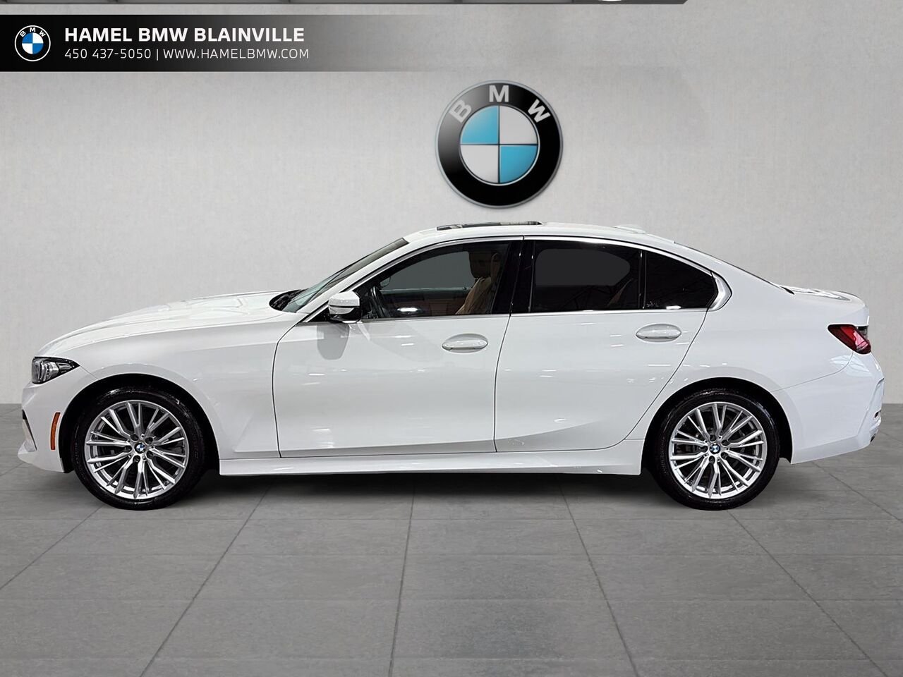 2023 BMW 3 Series 330i xDrive berline White Blainville - photo #4