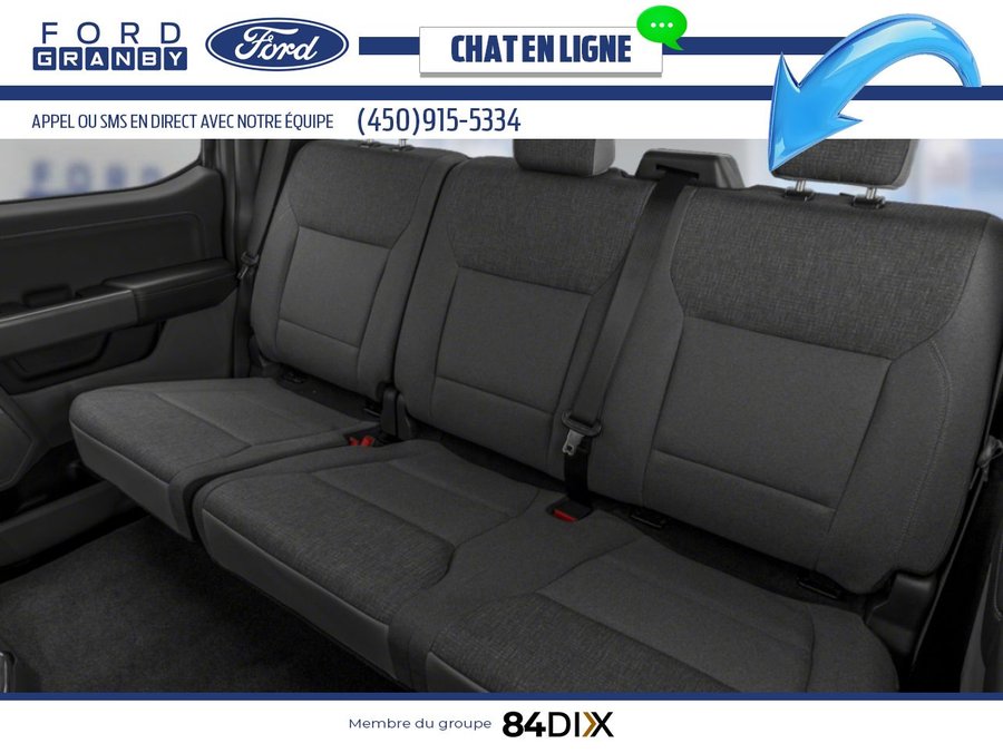 Ford F-150 Lightning Flash cabine SuperCrew 4RM caisse de 5,5 pi 2025 Noir agate métallisé
