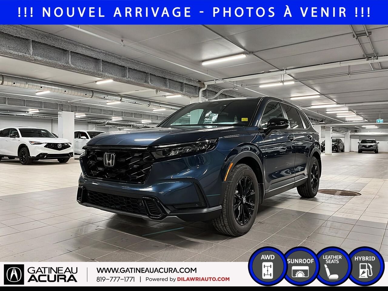 Honda CR-V hybride EX-L Traction Intégrale 2024 Bleu Ottawa & Gatineau - photo #0