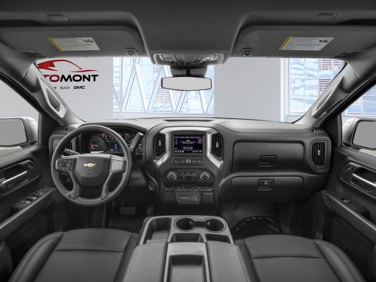 2026 CHEVROLET Silverado 1500 K1500 SILVERADO CREW CAB CUSTOM STD/BOX (1CX) Black Mont-Laurier - photo #11