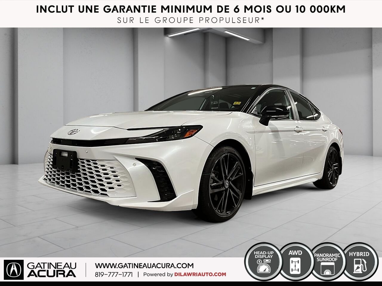 2025 Toyota Camry XSE AWD White Gatineau - photo #0