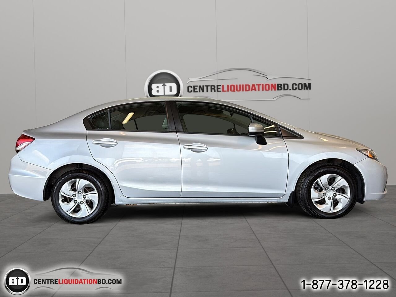 Honda Civic Sedan LX MANUELLE | BD0373 2015 Gris Granby - photo #3