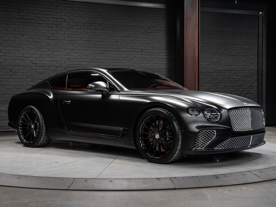2020 Bentley Continental GT V8 | HRE Wheels | Full Stealth PPF | Clean Carfax Black