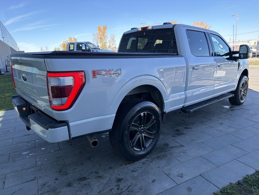 Ford F-150 LARIAT 5.0L ** 502A ** SPORT ** TOIT PANO ** FX4 20P ** PRO POWER 2KW ** B&O ** 6,5 pi 6,5 pi 2022 Blanc