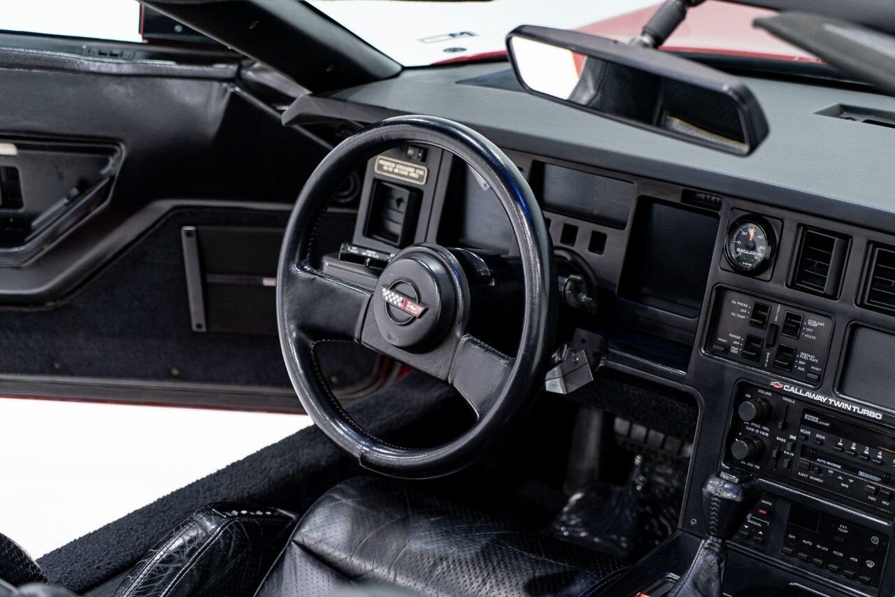 Chevrolet Corvette *PRIX EN USD* Callaway Turbo #123/400 built 1988 Rouge Montréal - photo #75