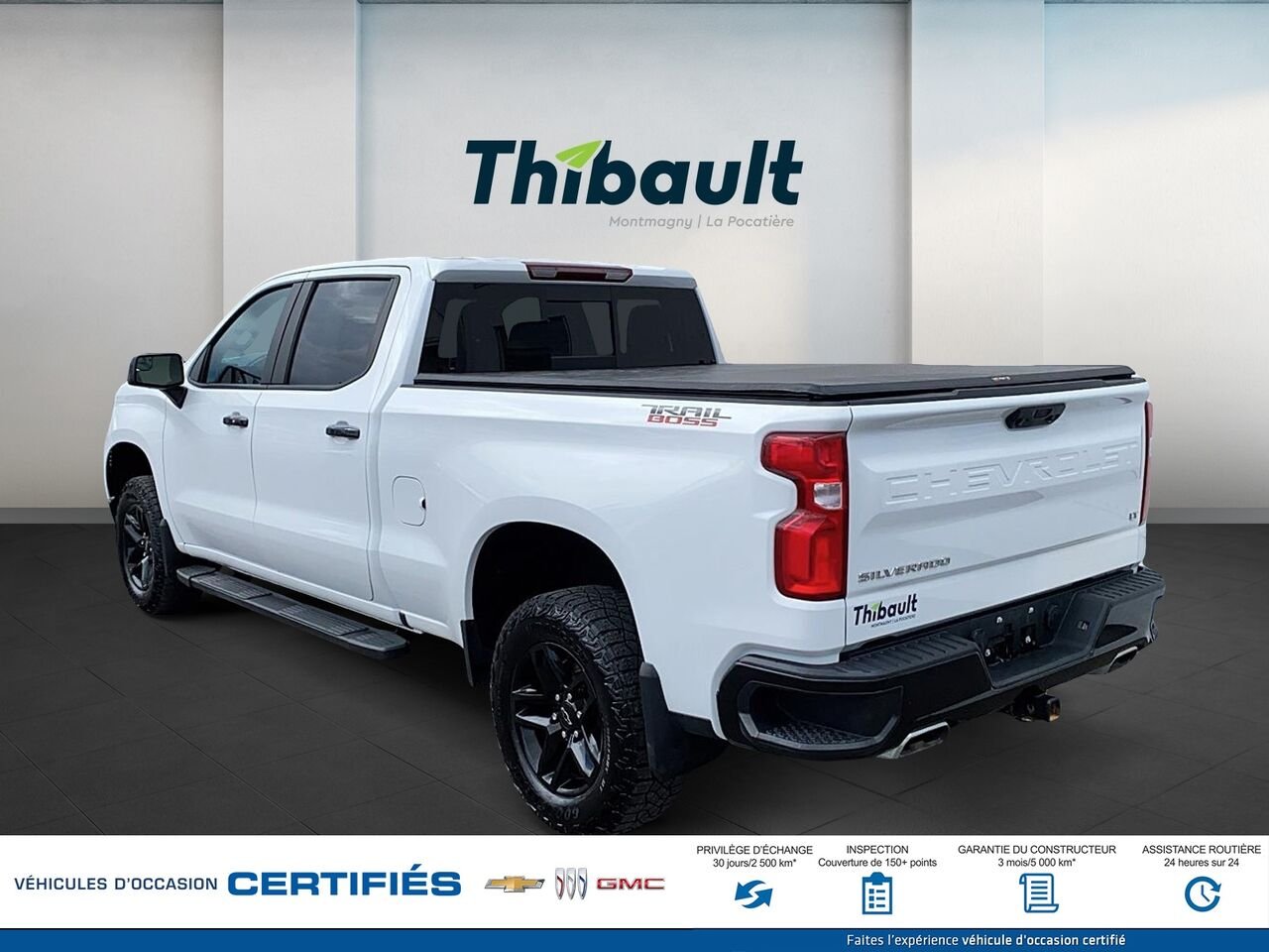 CHEVROLET SILVERADO LT Trail Boss cabine multiplace 4RM 157 po 2024 Blanc Montmagny - photo #3