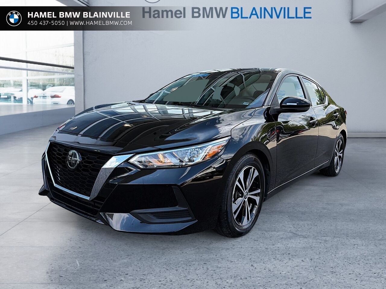 Black 2021 Nissan Sentra Sedan Front-Wheel Drive Automatic