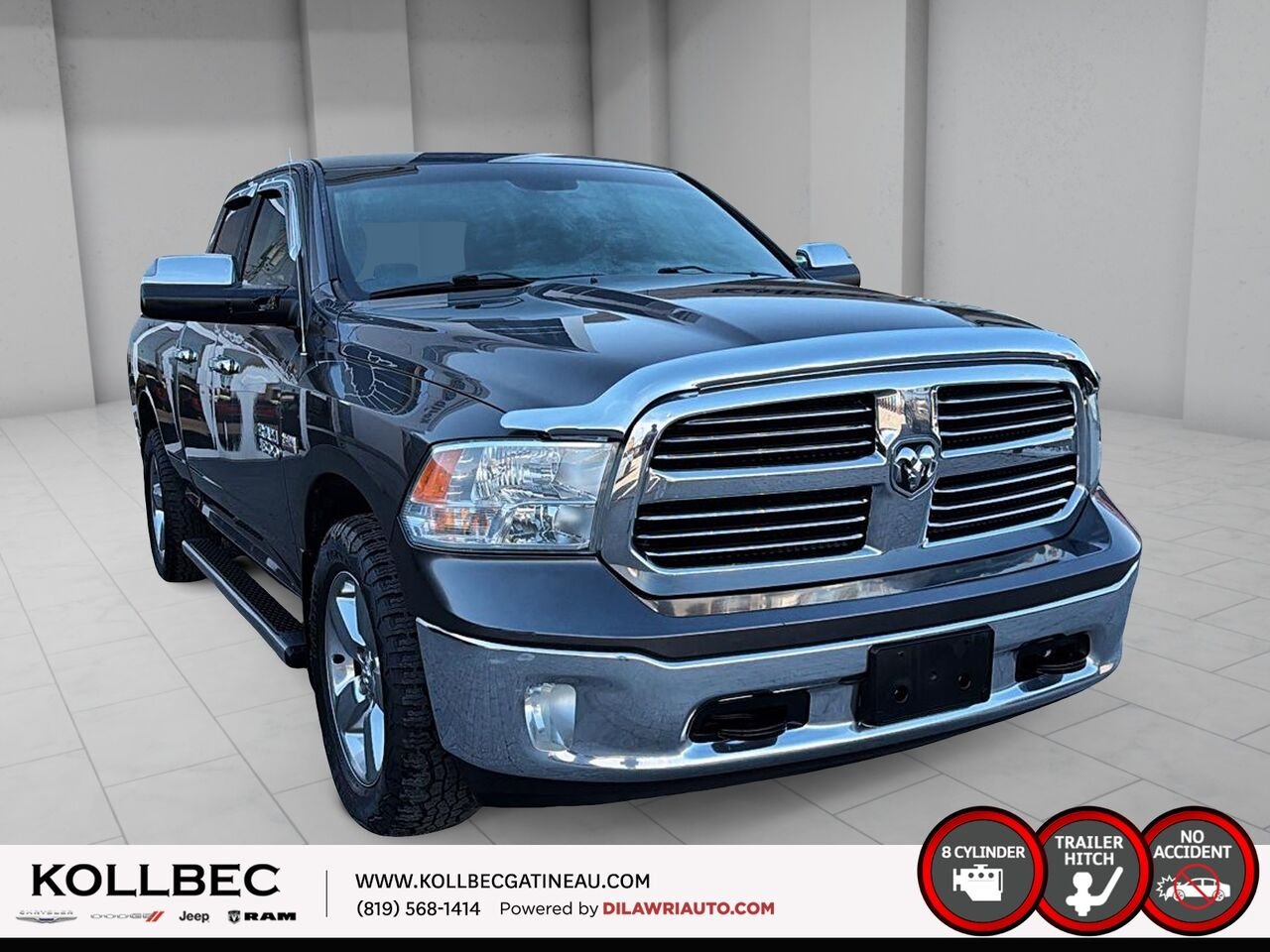 2016 RAM 1500 Big Horn Quad Cab 4x4 Grey Ottawa & Gatineau - photo #12