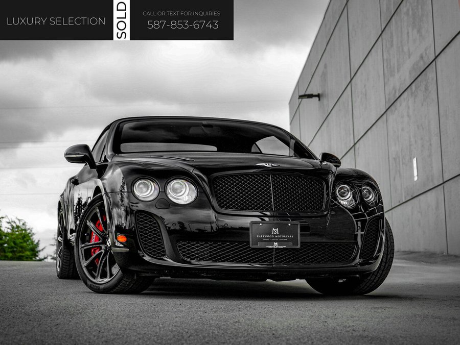 2011 Bentley Continental Supersports Convertible Black