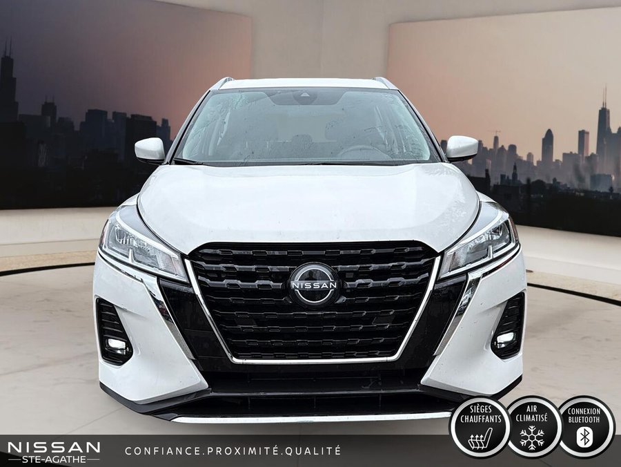 Nissan Kicks SV TA | 1 PROPRIÉTAIRE | JAMAIS ACCIDENTÉ | VOLANT CHAUFFANT | DÉMARRAGE À DISTANCE | CARPLAY 2024 Blanc