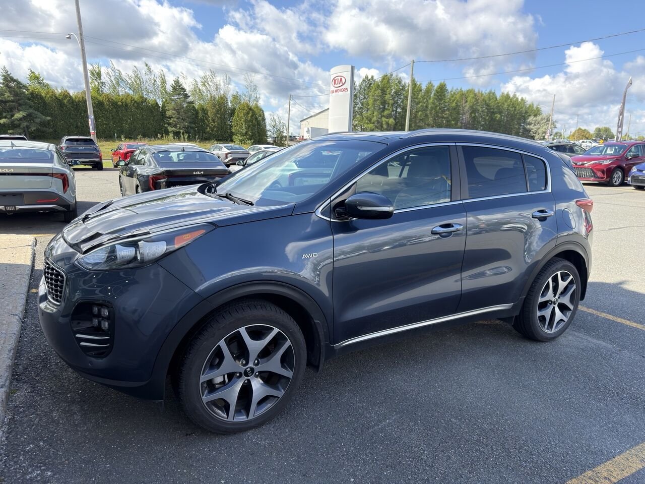 Kia Sportage 2017 Bleu Thetford Mines - photo #0