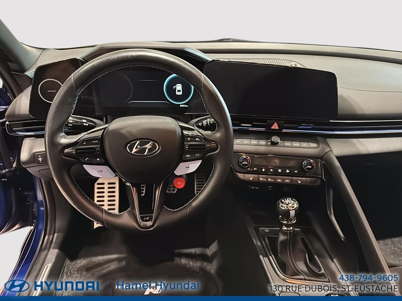Hyundai Elantra N 2023 Bleu Saint-Eustache - photo #13