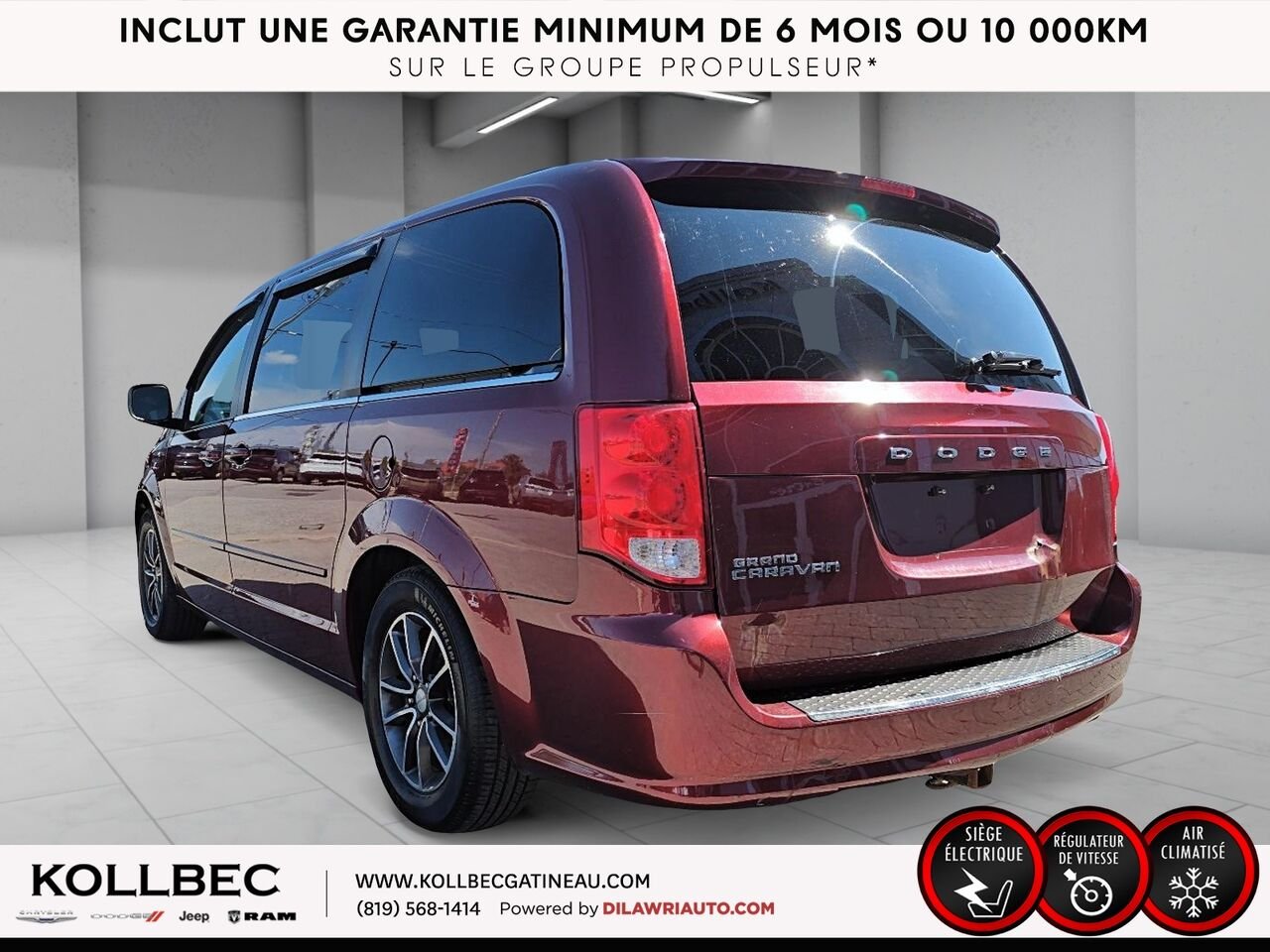 DODGE GRAND CARAVAN SXT Premium Plus 2017 Rouge Ottawa & Gatineau - photo #17