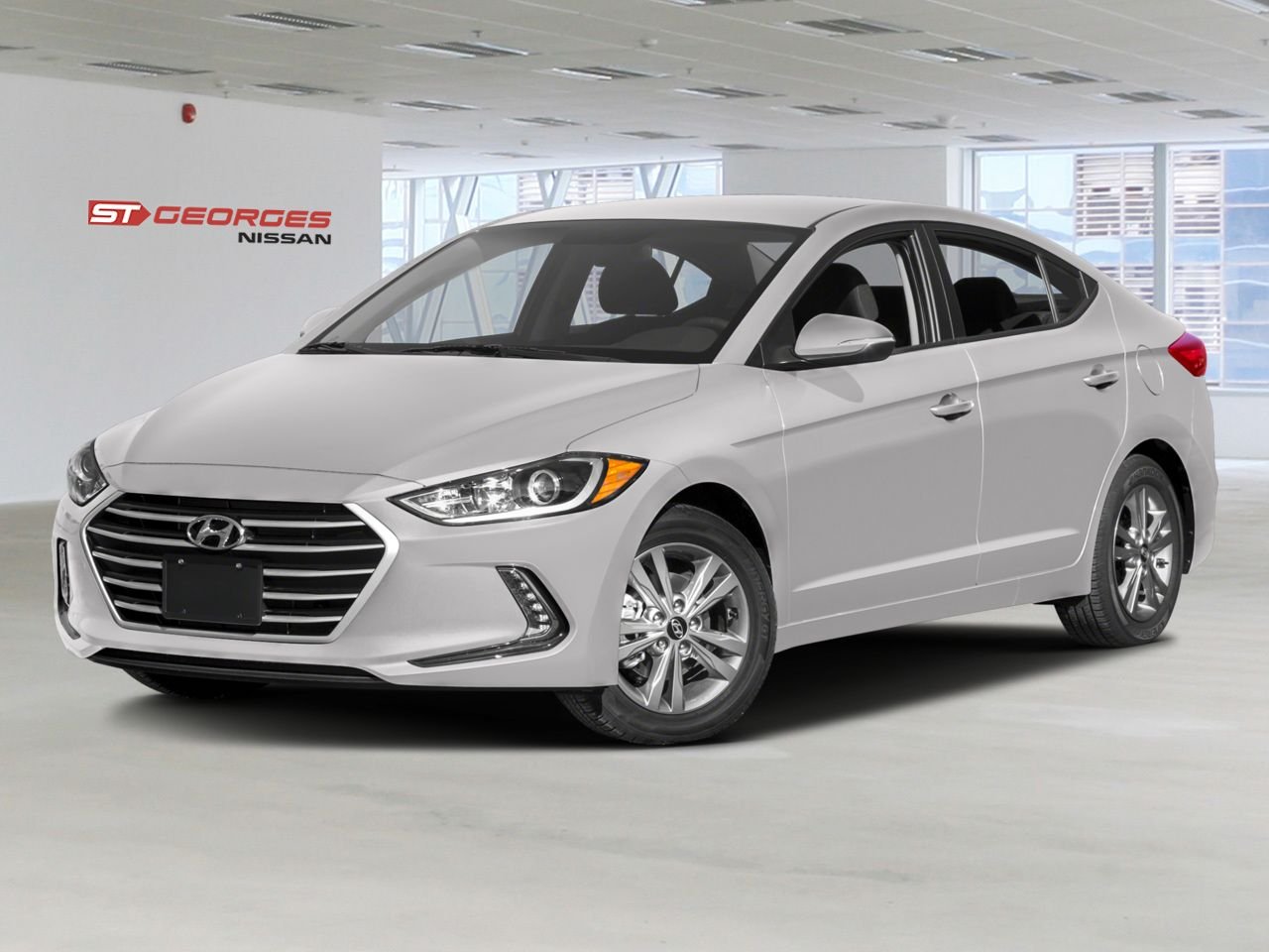 Hyundai Elantra 2017 Blanc Saint-Georges - photo #0