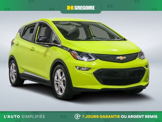 2019 Chevrolet Bolt EV LT AUTO AC GR ELECT MAGS CAM RECUL BLEUTOOTH Green