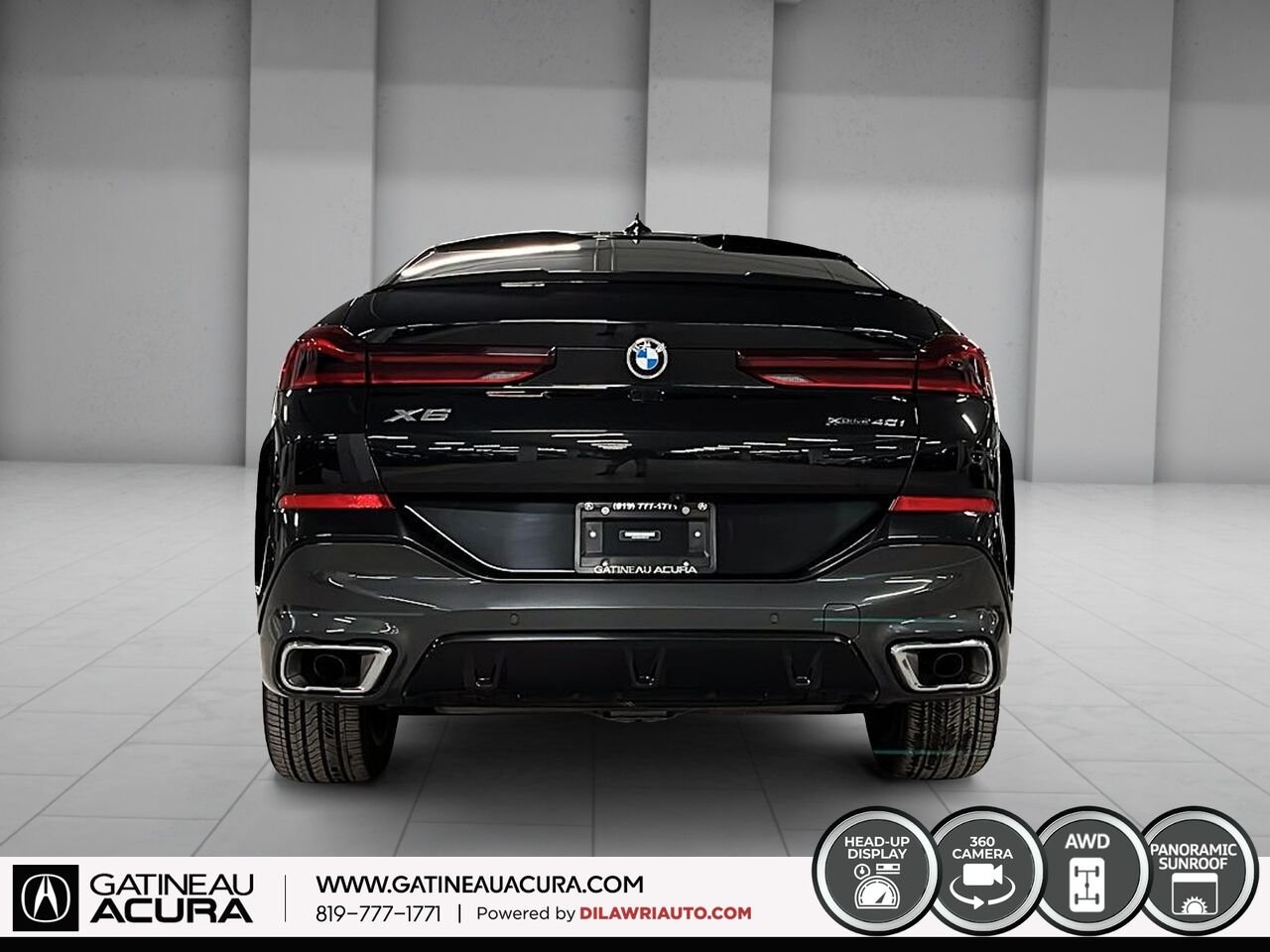 BMW X6 xDrive 40i coupé 2023 Noir Gatineau - photo #16