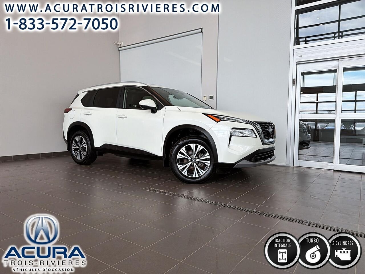 2023 Nissan Rogue SV AWD White Trois-Rivières - photo #0