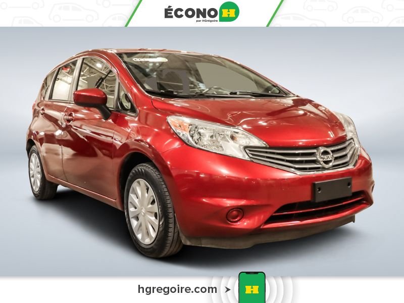 Nissan Versa Note SV AUTO GR ÉLEC A/C BLUETOOTH CAMÉRA 2016 Rouge