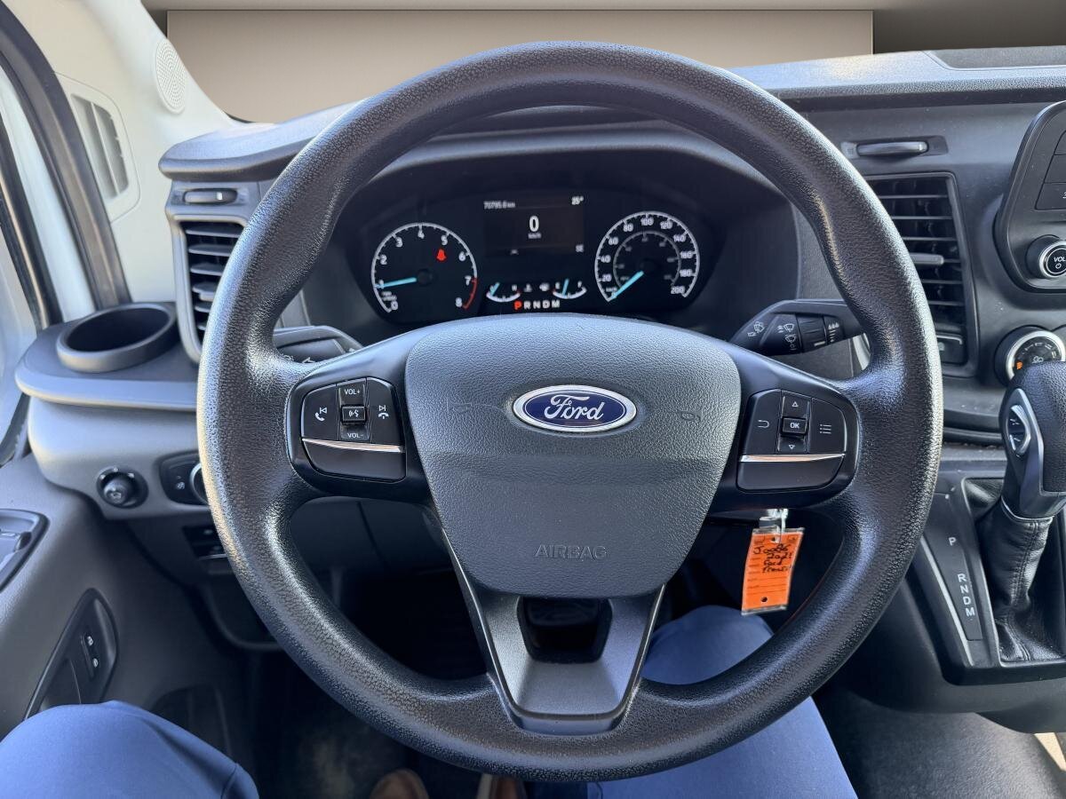 2021 Ford Transit Cargo Van White  - photo #9