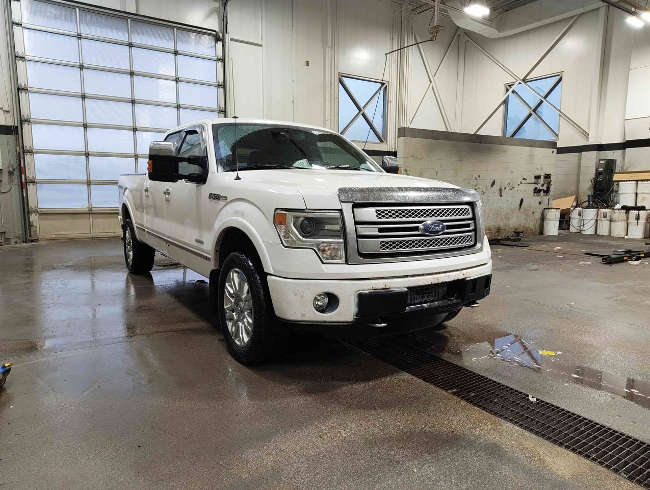 2013 Ford F-150 4WD SuperCrew 145 Platinum White Sherwood Park - photo #2