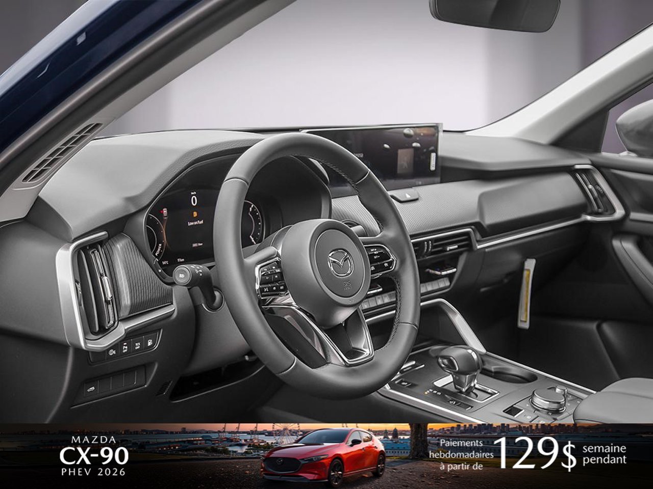 2026 Mazda CX-90 PHEV JM3KKCHA9T1382410 Deep Crystal Blue Mica Mirabel - photo #11