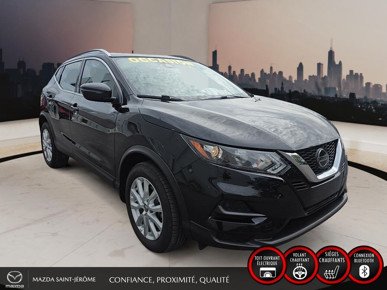 Nissan Qashqai SV | TOIT OUVRANT | AWD | 2023 Noir Saint-Jérôme - photo #3