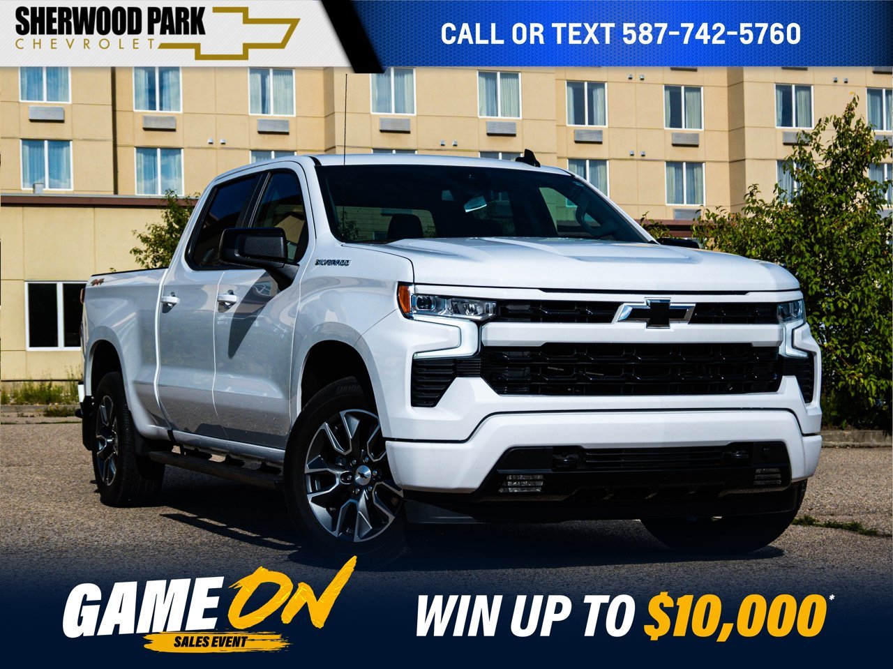 2024 Chevrolet Silverado 1500 4WD Crew Cab 147 RST White Sherwood Park - photo #0