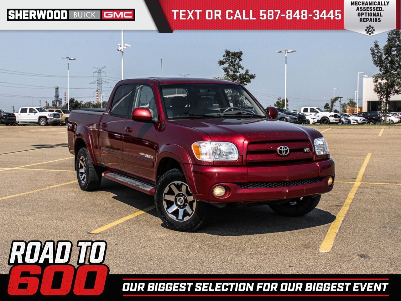 2005 Toyota Tundra Double Cab 140.6 V8 4WD Limited Red Sherwood Park - photo #0