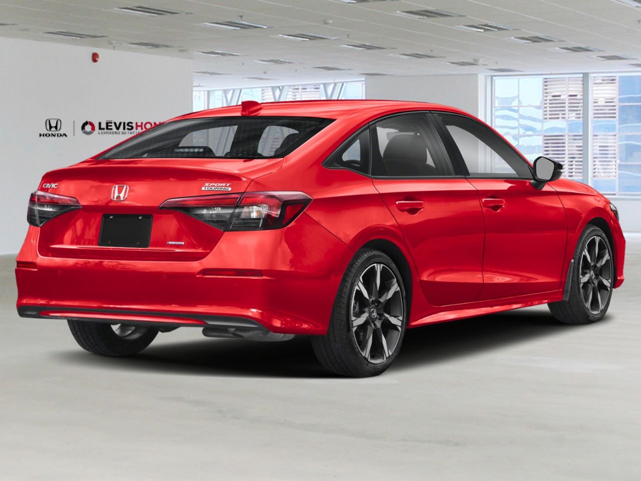 HONDA Civic hybride berline Sport Touring eCVT 2026 Rouge rallye Lévis - photo #1