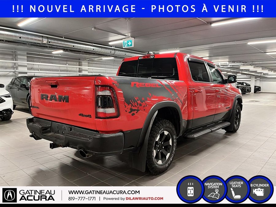Ram 1500 Rebel Crewcab 4x4 2022 Rouge