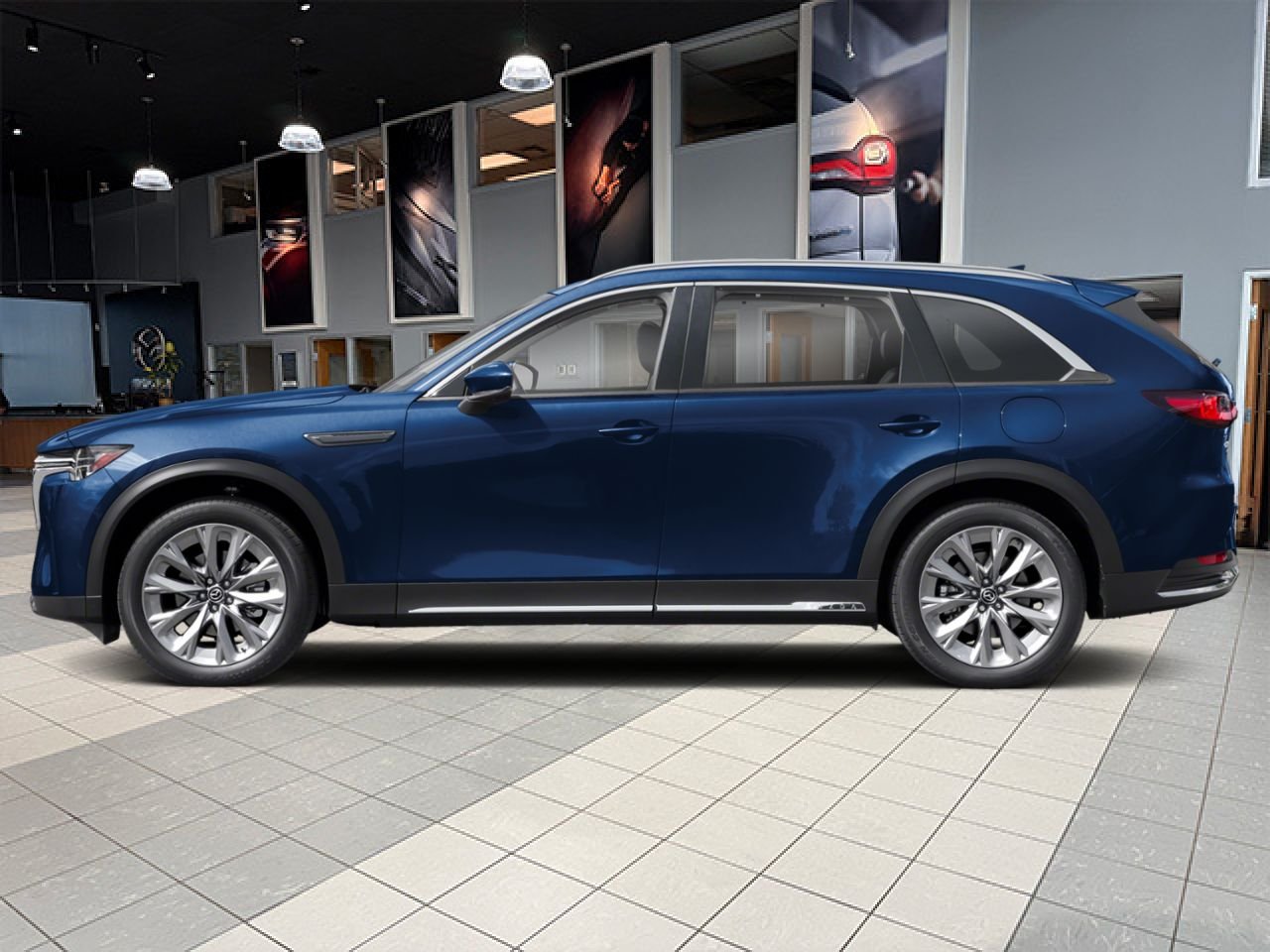 2026 MAZDA CX-90 MHEV Deep Crystal Blue Mica Notre-Dame-des-Prairies - photo #2