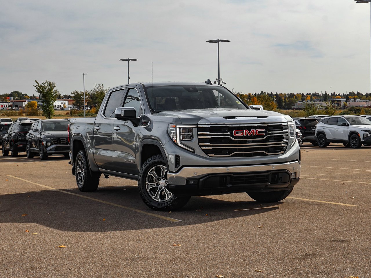 2024 GMC Sierra 1500 4WD Crew Cab 147 SLT Grey Sherwood Park - photo #1